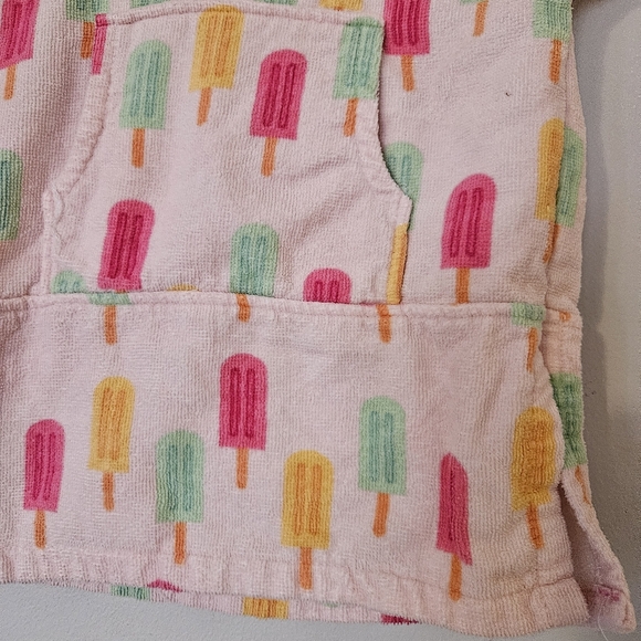MONICA & ANDY Terrycloth hooded towel dress 12-24m Summer Popcicles 100% cotton - Picture 4 of 8